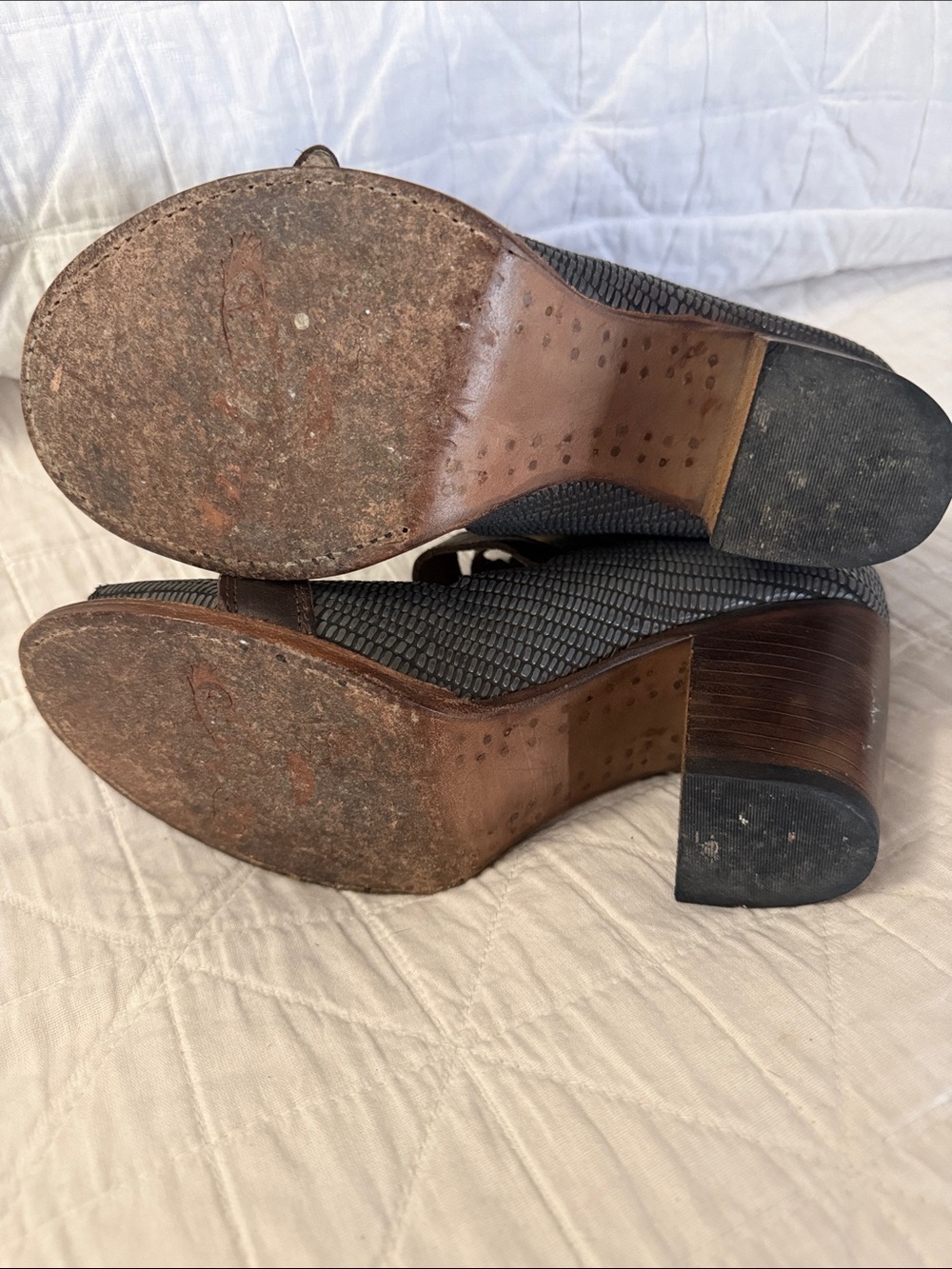Freebird by Steven Brown Leather Strappy Gladiator Sandals- Size 10 - Picture 5 of 7